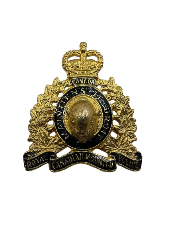 Royal Canadian Mounted Police RCMP Cap Badge