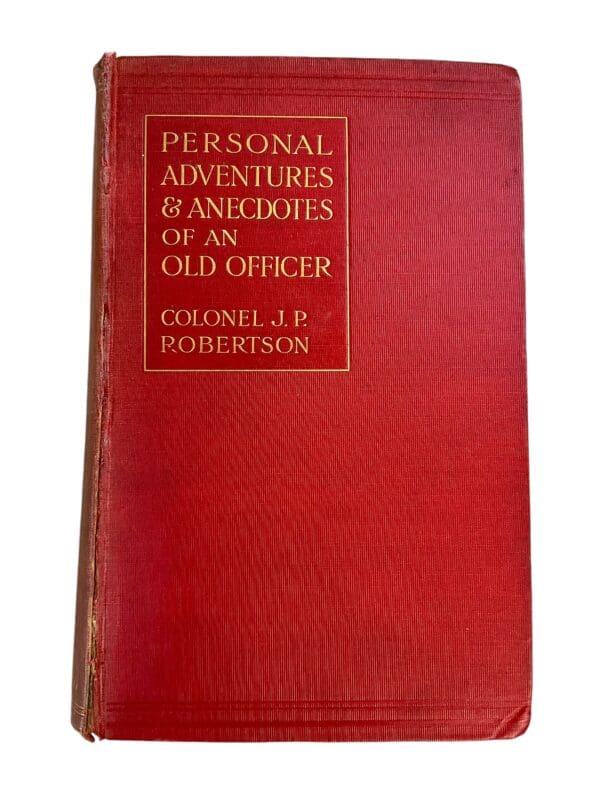 British Personal Adventures and Anecdotes of an Old Officer Used Hardcover Reference Book