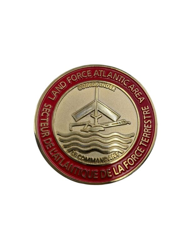 Canadian Forces Land Command Atlantic Area Commanders Challenge Coin