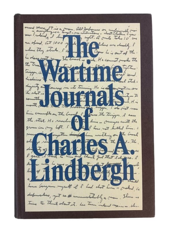 WW2 US USAAF Wartime Journals Of Lindbergh Reference Book