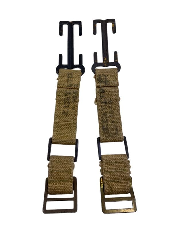 WW2 Canadian Army P37 Cheaters Brace Attachments Pair - Image 2