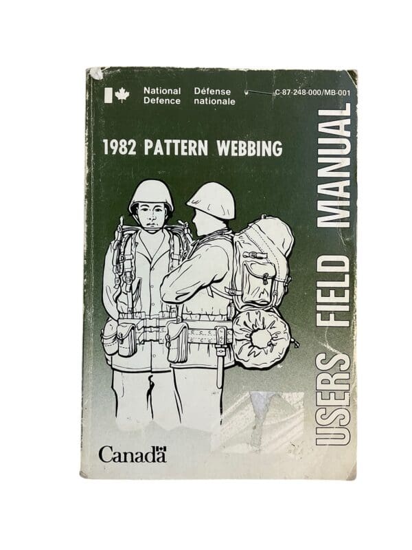 Canadian Forces 1982 Pattern Webbing Used Softcover Reference Book