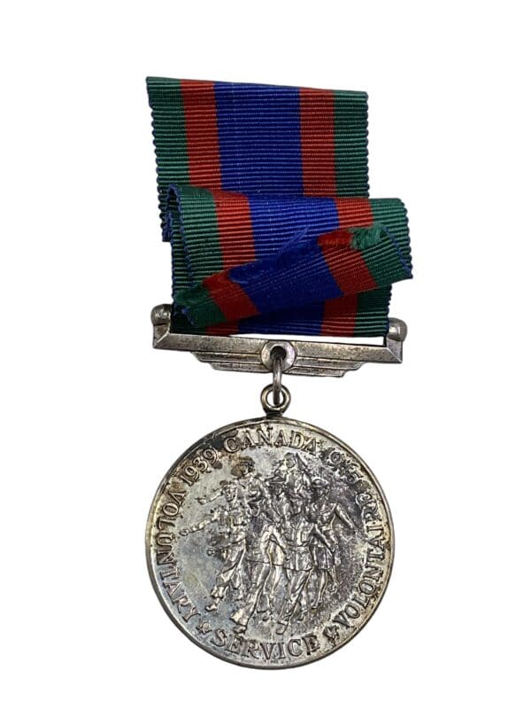 WW2 Canadian RCA Artillery Medal Grouping Named - Image 5