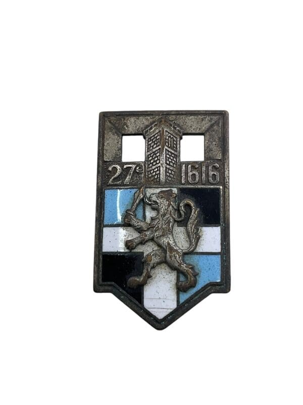 French Army 27th Infantry Regiment Pocket Badge