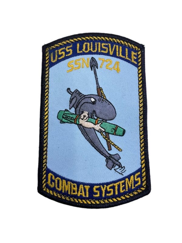 US USN USS Louisville SSN 724 Combat Systems Patch