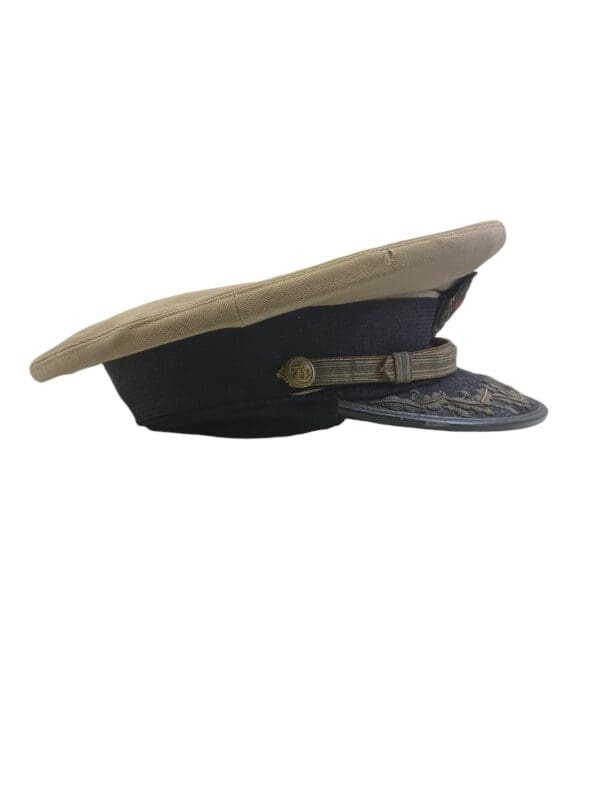 WW2 US Merchant Navy Officers Peak Cap Hat Size 7 3/8 - Image 10