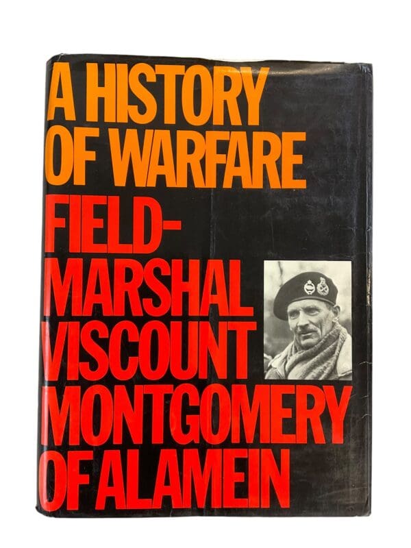 WW2 British A History of Warfare Field Marshal Viscount Montgomery of Alamein Used Hardcover Reference Book