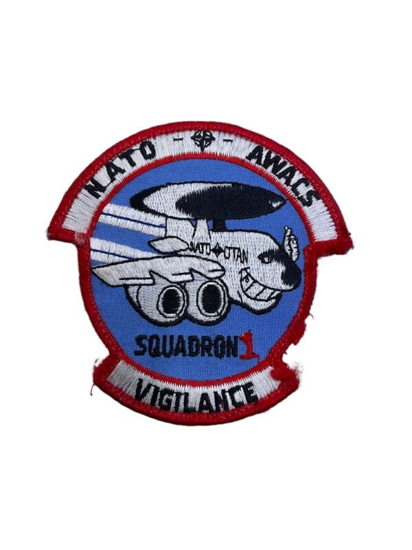 NATO AWACS Squadron 1 Vigilance Crest Patch