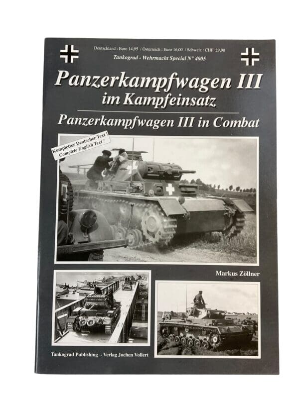 WW2 German Armour Panzerkampfwagen 3 PzKpfw in Combat Tankograd Reference Book