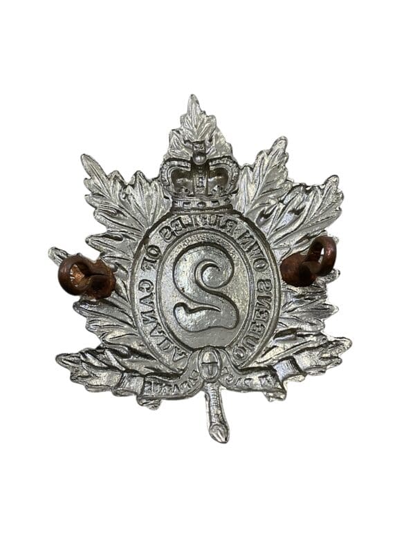 Canadian QOR Queens Own Rifles Cap Badge 1930's Pattern - Image 2