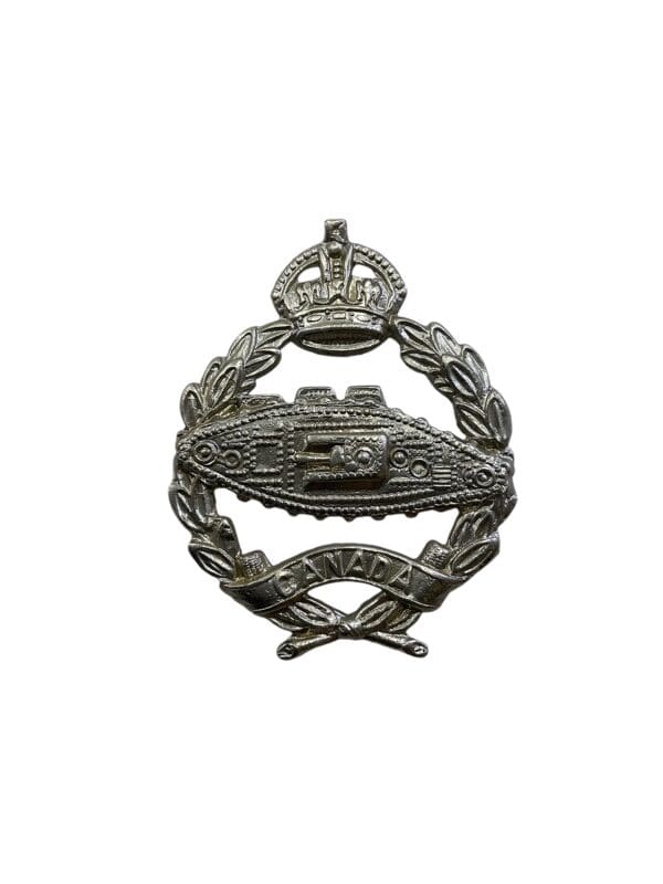 WW2 Canadian Armoured Corps Cap Badge