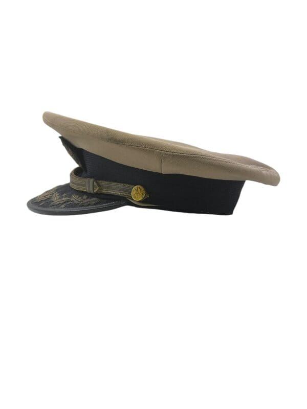 WW2 US Merchant Navy Officers Peak Cap Hat Size 7 3/8 - Image 8