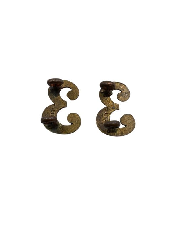 Canadian Militia 33rd Huron Infantry Shoulder Numbers Pair - Image 2