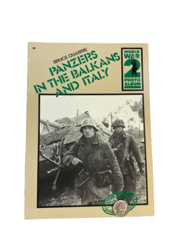 WW2 German Panzers in the Balkans and Italy Photo Album Softcover Reference Book