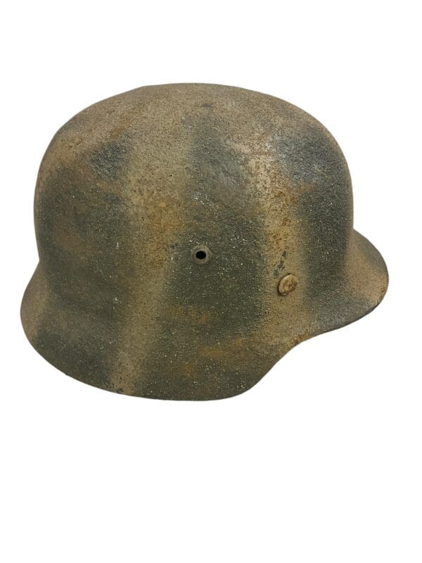 WW2 German Army Heer Camo M35 Steel Helmet Size 66 RESTORED FAKE