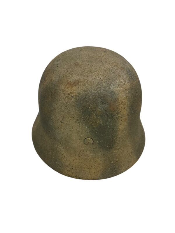 WW2 German Army Heer Camo M35 Steel Helmet Size 66 RESTORED FAKE - Image 3