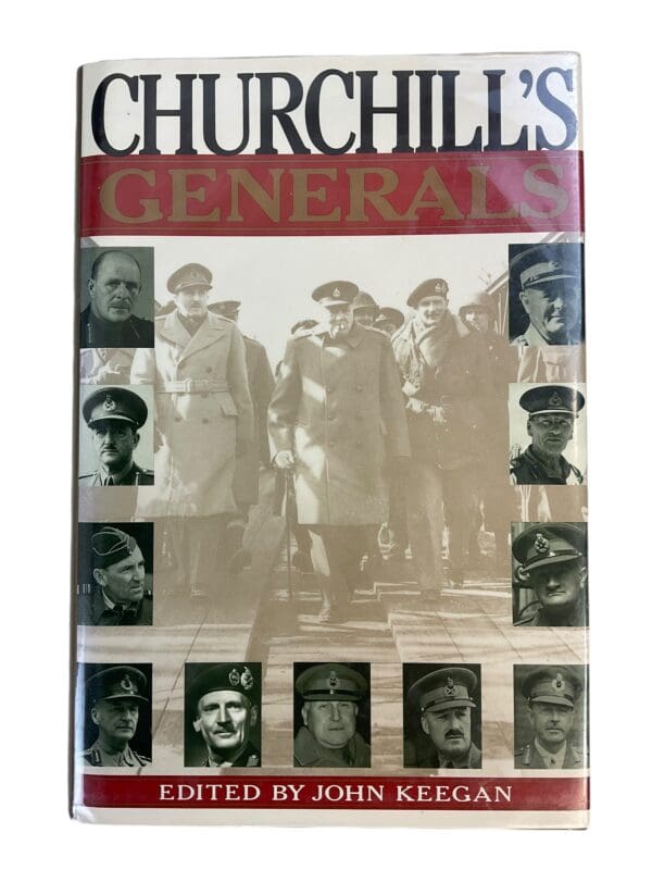 WW2 British Churchill's Generals Used Hardcover Reference Book