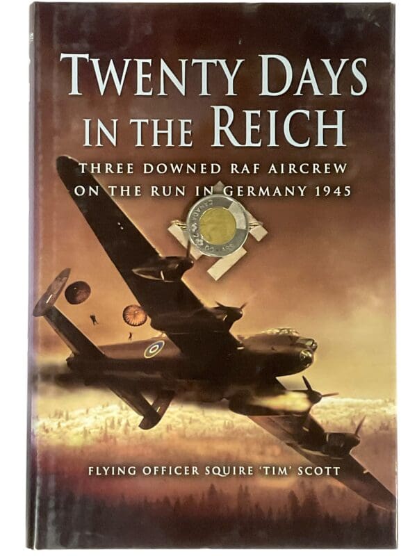 WW2 British RAF Twenty Days in the Reich Escape Evasion HC Reference Book