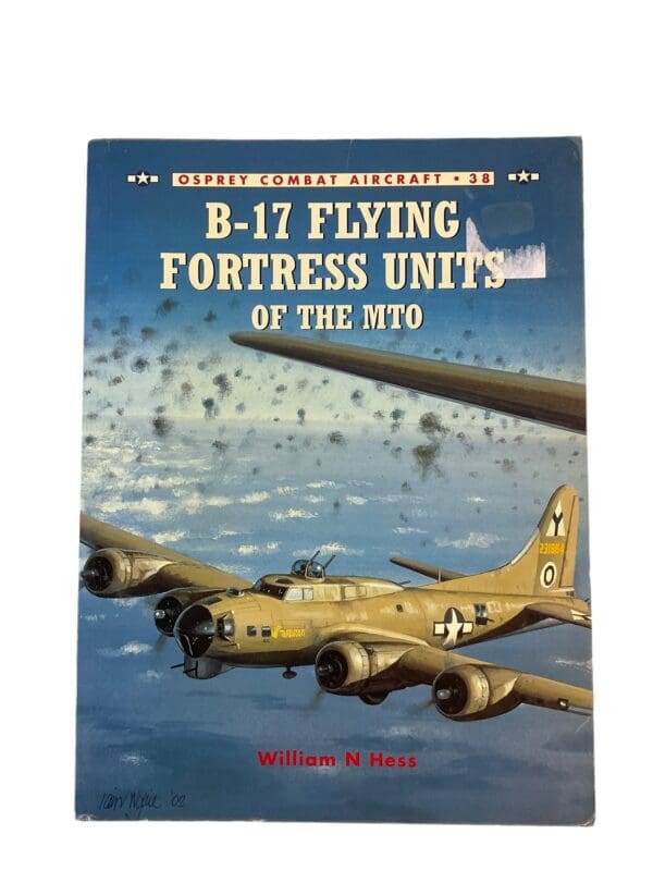 WW2 US USAAF B-17 Flying Fortress Units of the MTO Osprey Aircraft No 38 Softcover Reference Book