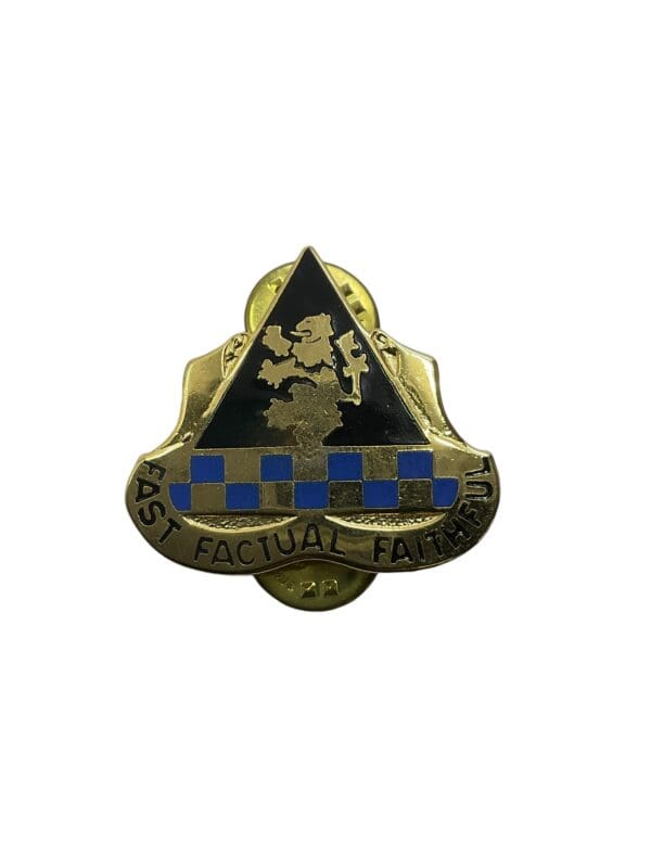 US Army 525th Military Intelligence Brigade DUI Distinctive Unit Insignia