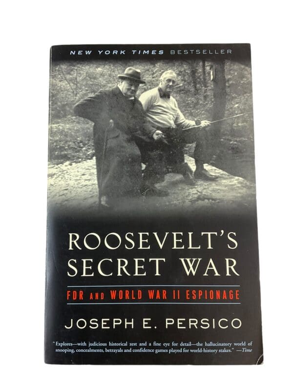 WW2 US Roosevelts Secret War For and WW2 Espionage Reference Book