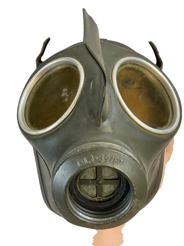 WW2 German Civilian Gas Mask - Dated 1938 - Image 6