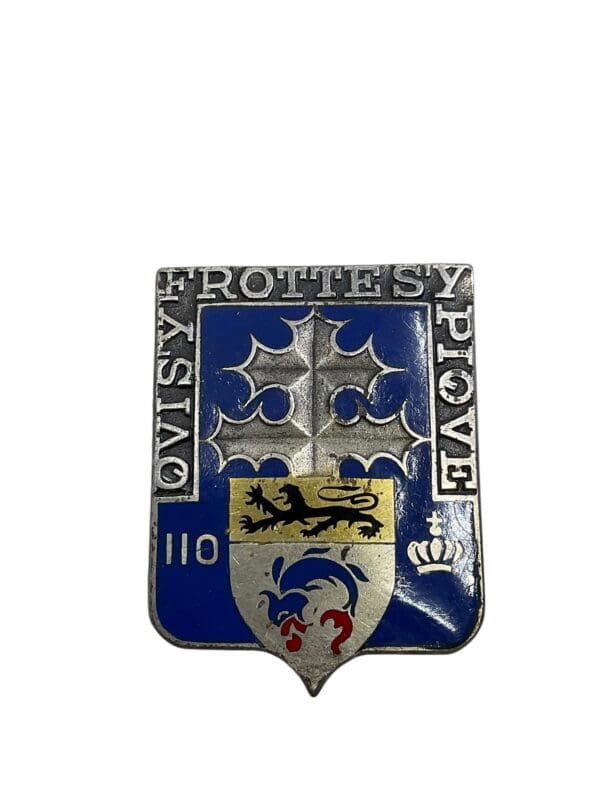 French Army 110th Infantry Regiment Pocket Badge 1