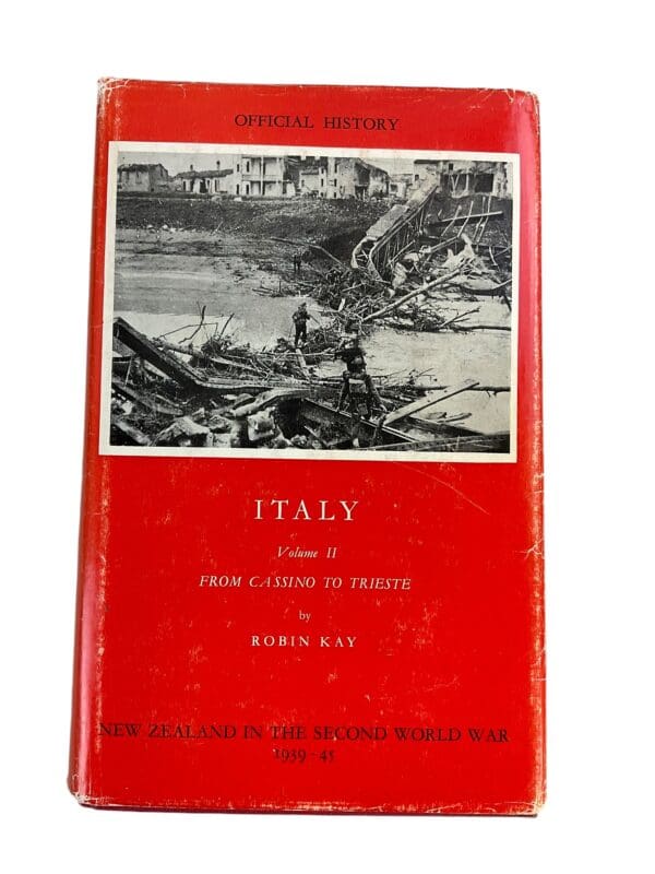 WW2 New Zealand Italy Vol 2 From Cassino to Trieste Hardcover Reference Book