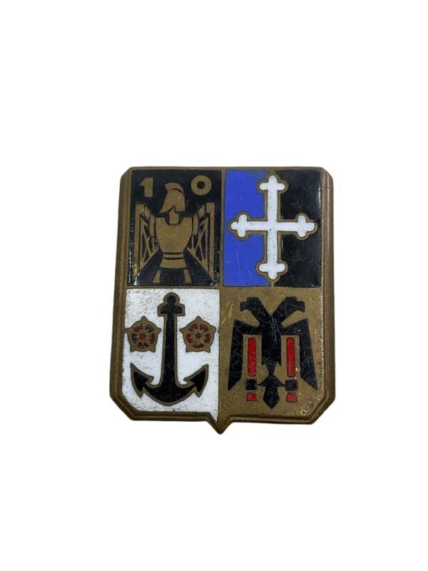 French Army 10th Engineer Regiment Pocket Badge