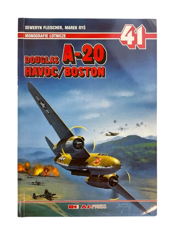 WW2 US USAAF Douglas A-20 Havoc/Boston Monografie Lotnicze No 41 POLISH TEXT Softcover Reference Book