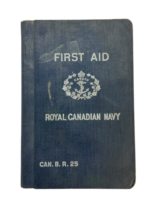 WW2 Canadian Navy First Aid Royal Canadian Navy Used Hardcover Reference Book