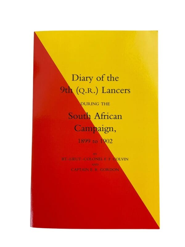 British Boer War Diary of the 9th QR Lancers During the South African Campaign Softcover Reference Book