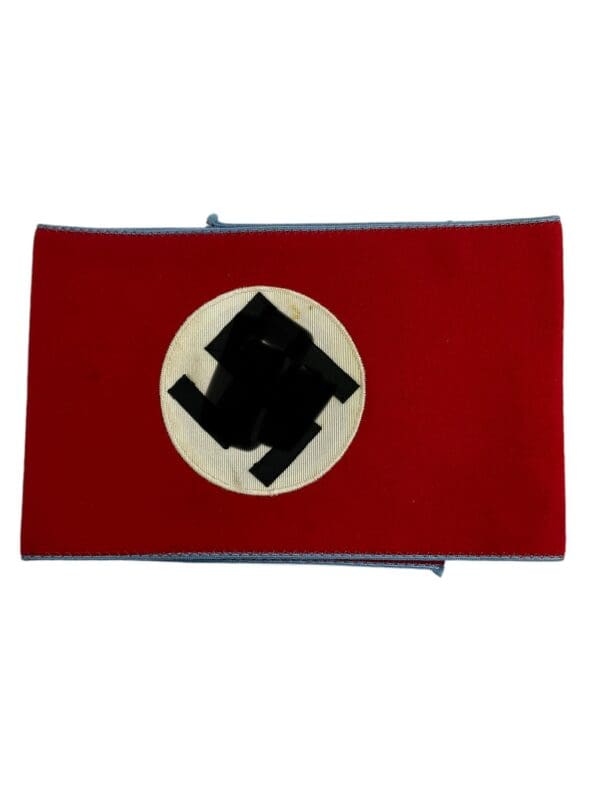 WW2 German NSDAP Political Leader Wool Armband Multi Piece Rayon - RZM Tag 1