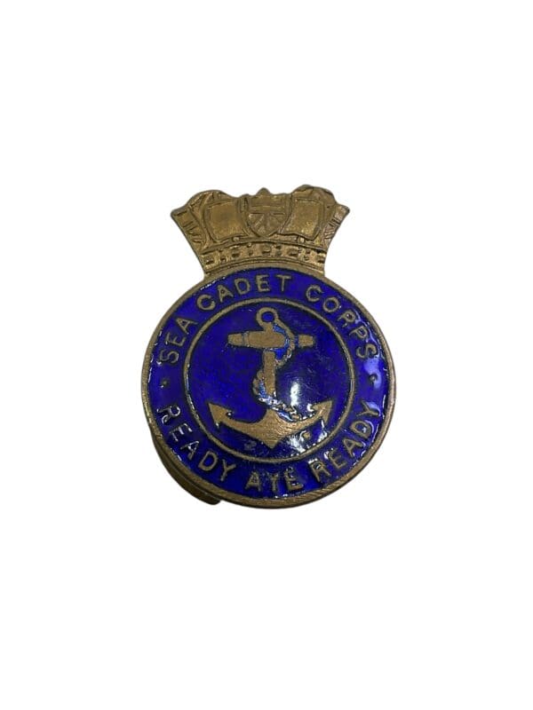 WW2 British Sea Cadet Corps Enamel Lapel Badge