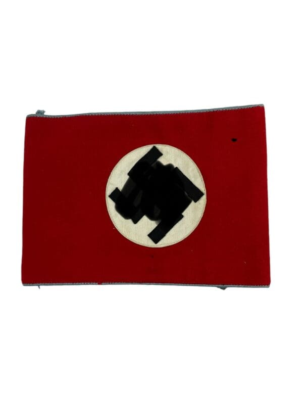 WW2 German NSDAP Political Leader Wool Armband Multi Piece Rayon - RZM Tag 2