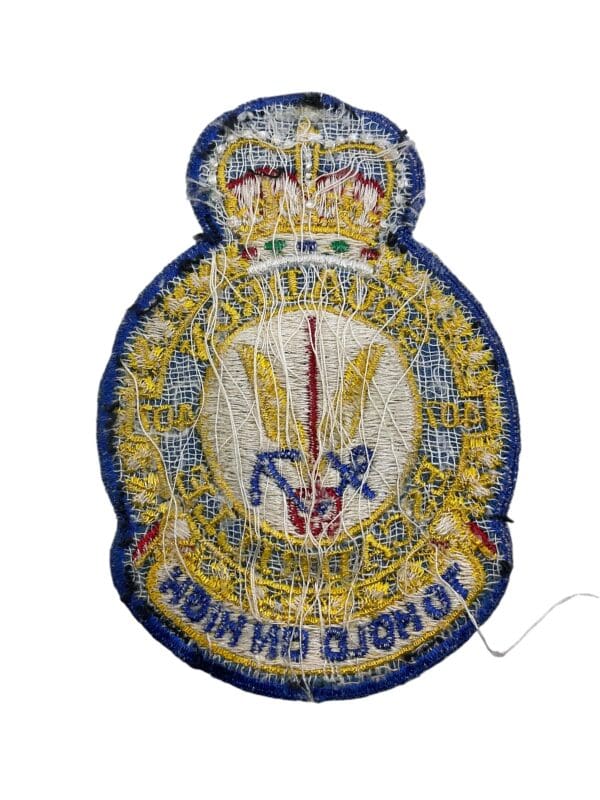 Canadian Forces RCAF 407 Squadron Heraldic Colour Crest Patch Vintage - Image 2