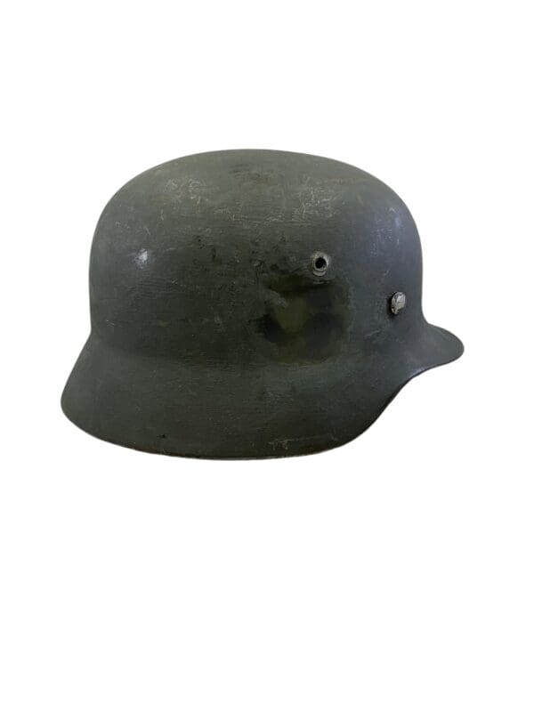 WW2 German Army Heer M35 Reissue Steel Helmet Q64 Lot# 739 - Image 2