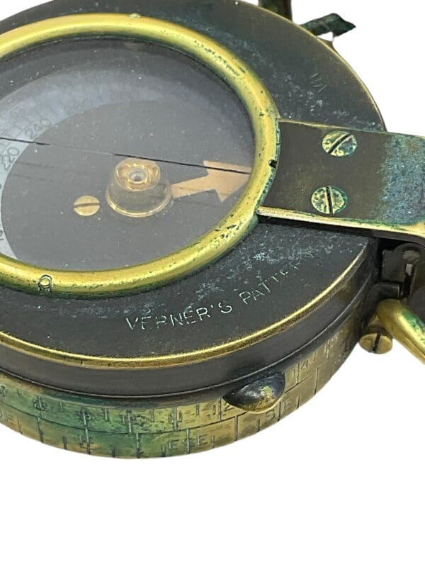 WW1 British BEF Officers Compass in Case 1915 and 1916 Dated Broad Arrowed - Image 7