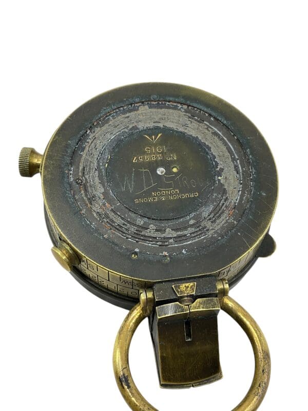 WW1 British BEF Officers Compass in Case 1915 and 1916 Dated Broad Arrowed - Image 5