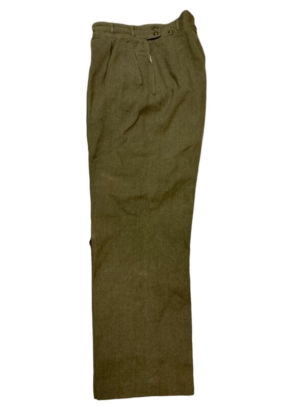 Canadian Women's Army Corps CWAC Slacks Trousers Size 14 Dated 1955