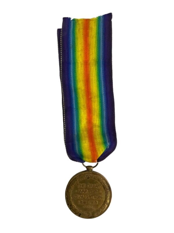 WW1 British RFC Ace Victory Medal Capt AGV Taylor KIA - Image 3