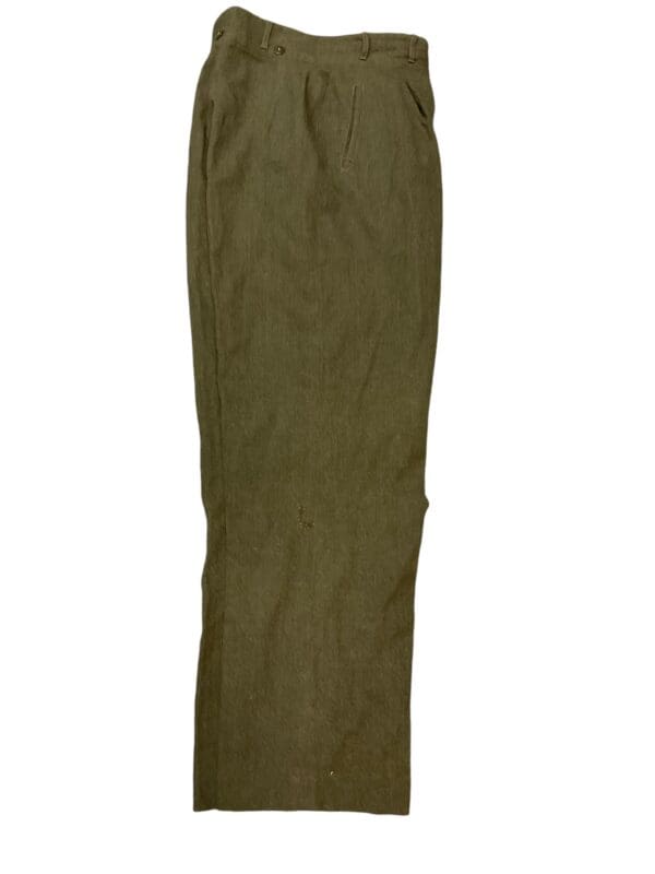 Canadian Women's Army Corps CWAC Slacks Trousers Size 14 Dated 1955 - Image 2