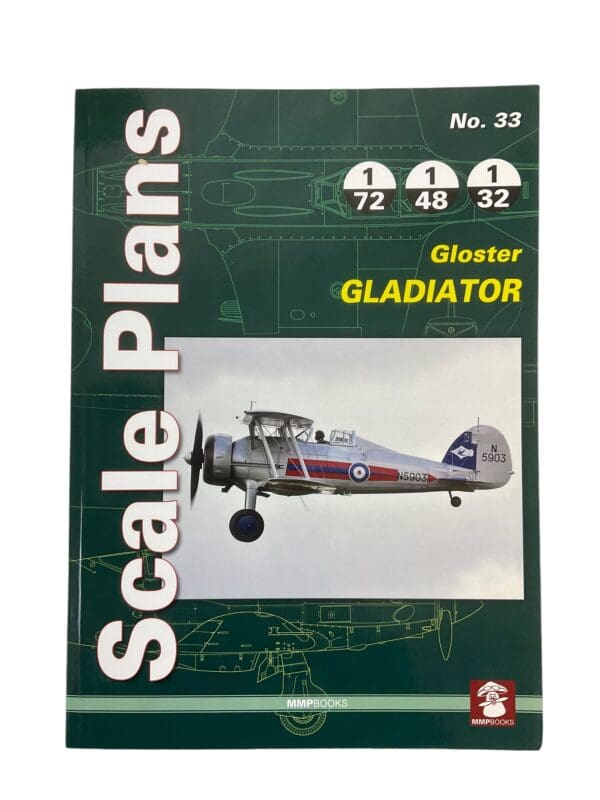 Scale Plans No.33 Gloster Gladiator 1:72 1:48 1:32 Reference Book