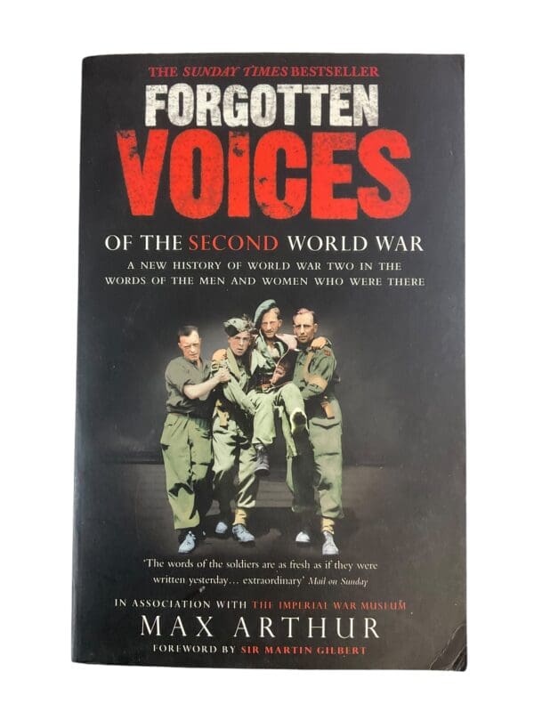 WW2 Forgotten Voices of the Second World War Max Arthur Softcover Reference Book