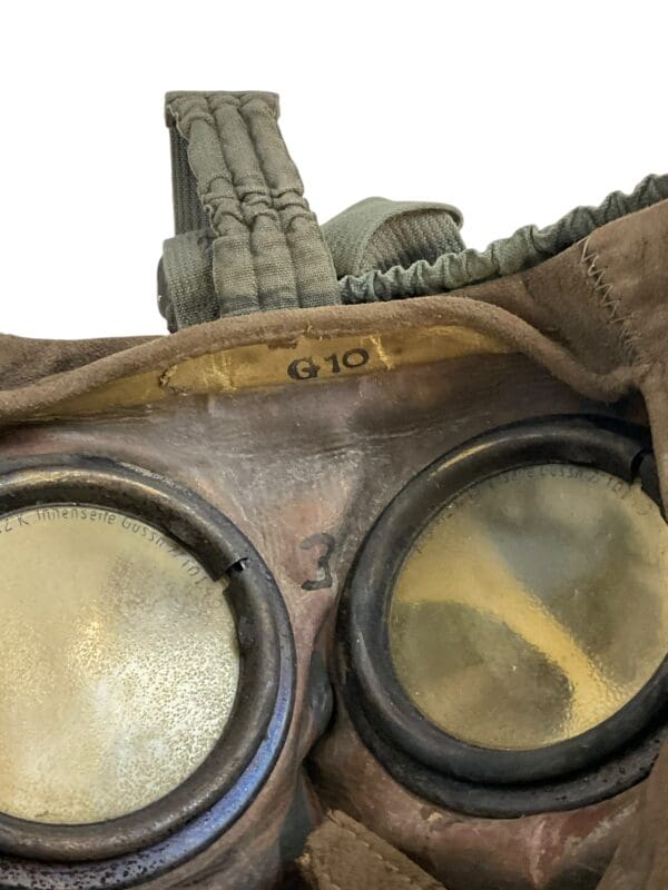 WW2 German Early GM30 Gas Mask With Filter - LuftSchutz Marked - Image 17