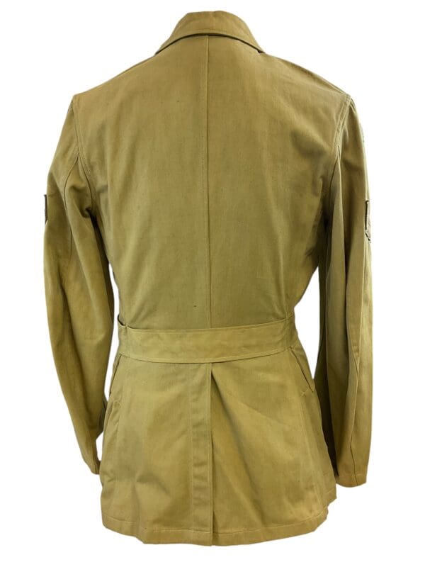 WW2 Canadian Army Corporal Tropical Summer 4 Pocket Tunic Jacket - Image 4