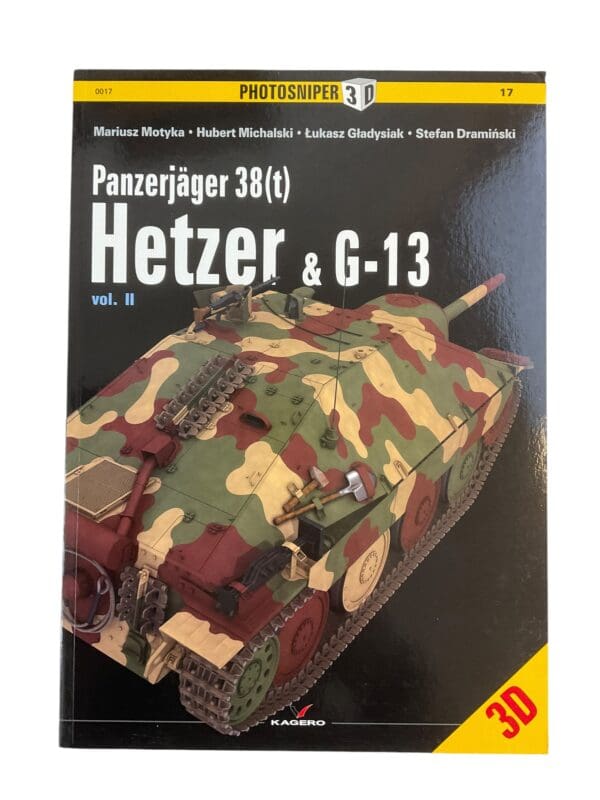 WW2 German Panzerjager 38t Hetzer and G13 Tank Vol 2 Reference Book