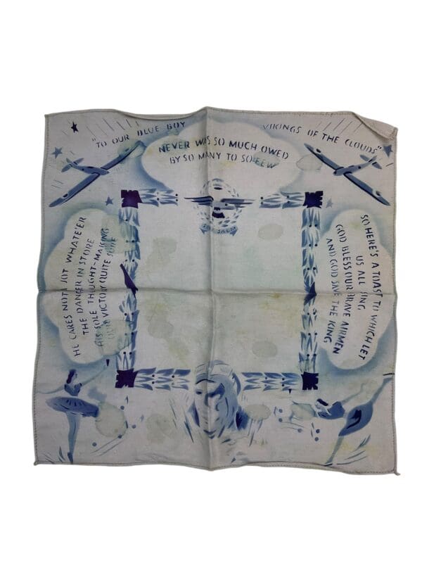 WW2 South African Air Force Home Front Handkerchief