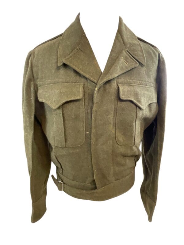 Canadian Army Korean War Battle Dress Jacket Size 10 Dated 1951