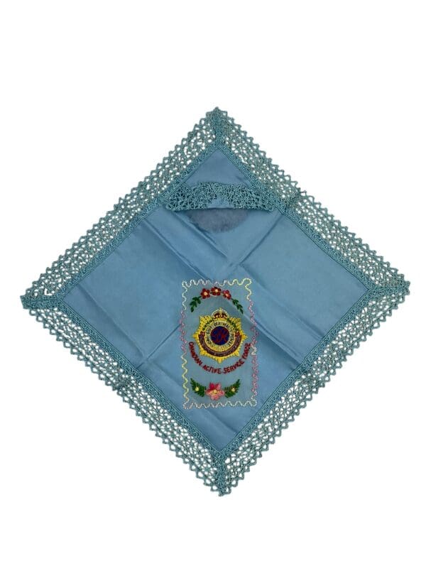 WW2 Canadian Army Service Corps RCASC Handkerchief Home Front - Image 2